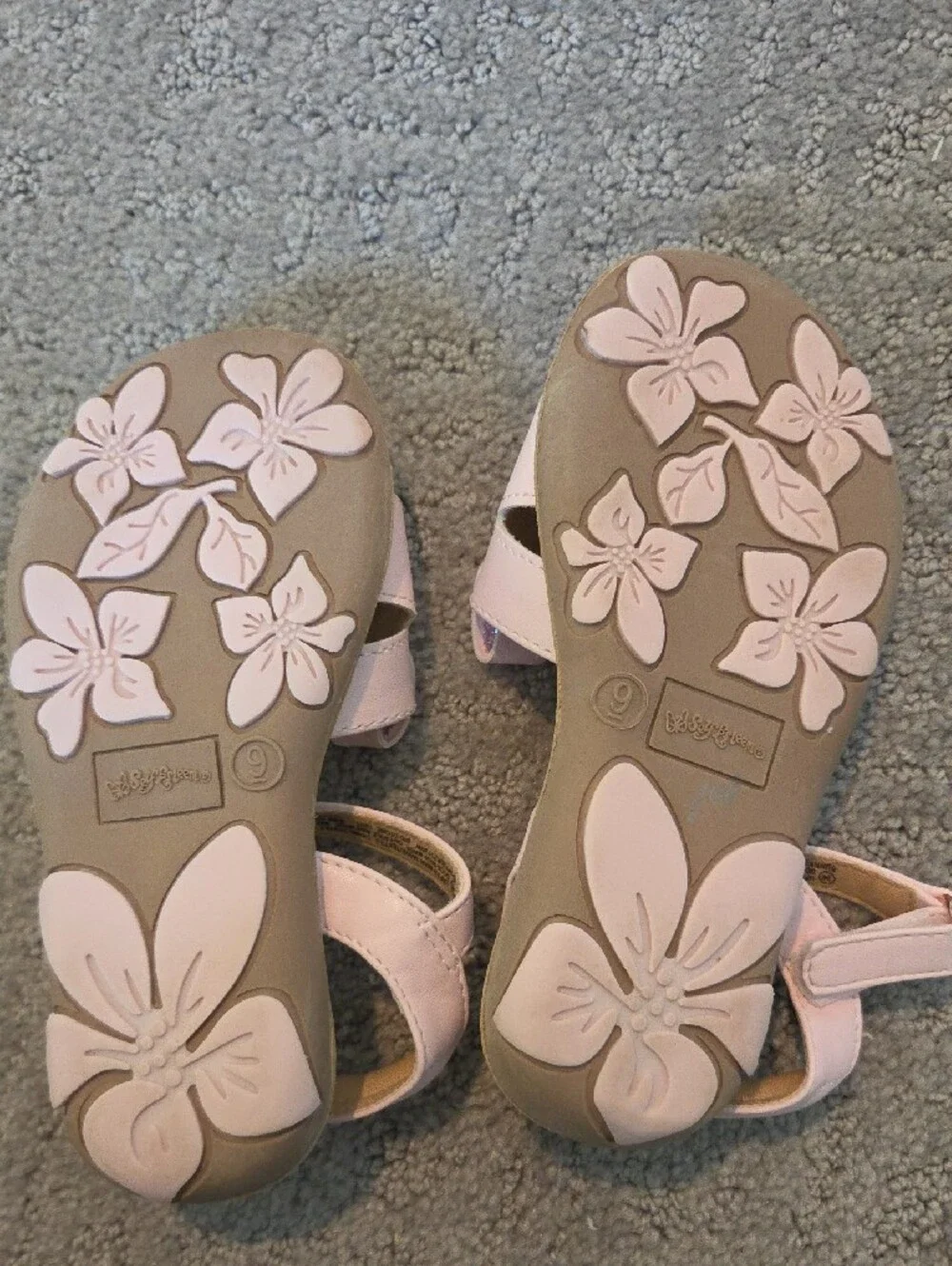Girls' Pink Cat Face Sandals - Cute Glitter Heart Nose